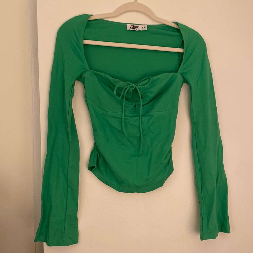 Tiger Mist Corrina Top - Green - XS